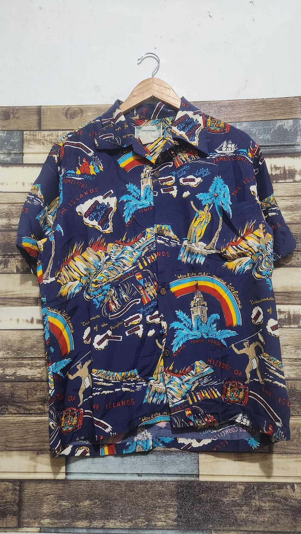 Hawaiian Shirt × Made In Usa × Streetwear Vintage… - image 1