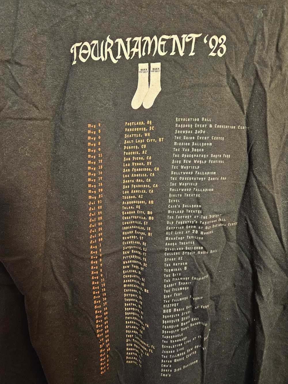 Death Grips Death Grips Tour 2023 Tee Shirt XL - image 4