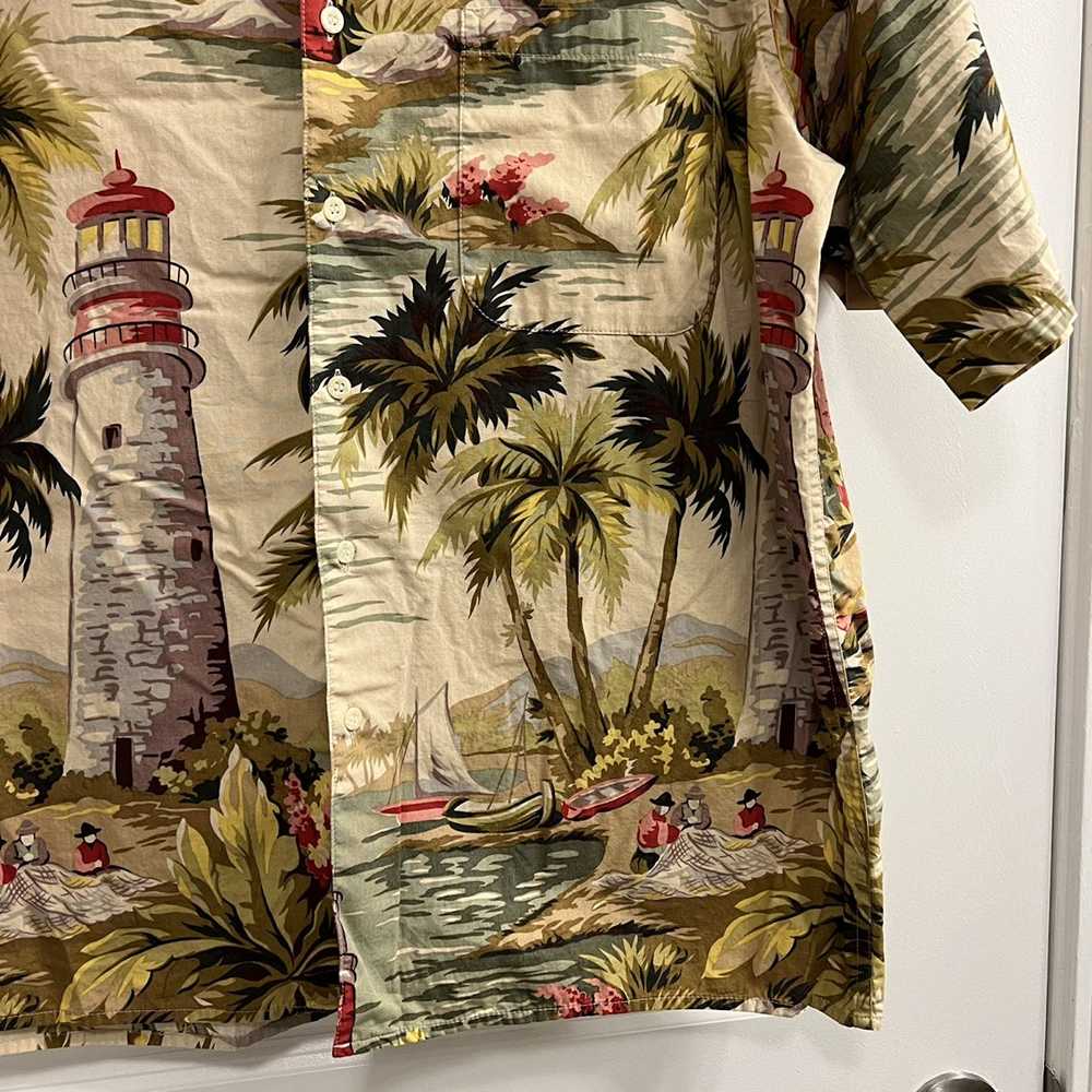 Reyn Spooner Reyn Spooner Hawaiian Shirt Lighthou… - image 3