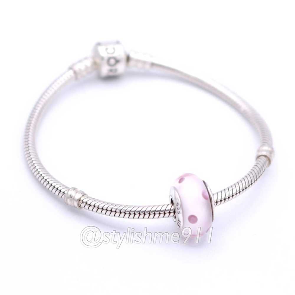 pandora Authentic PANDORA Pink Polka Dots Charm - image 5