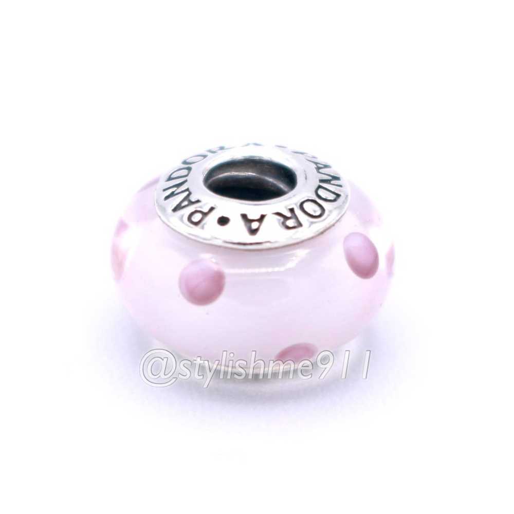 pandora Authentic PANDORA Pink Polka Dots Charm - image 6