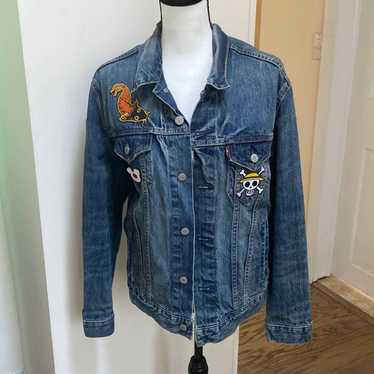 Vintage denim jacket with patches levi's - Gem