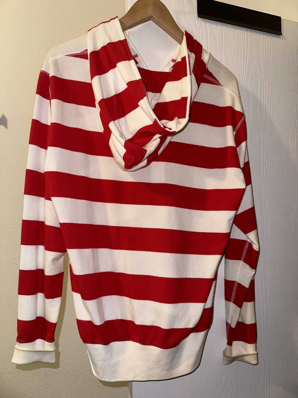 Bape One Point Striped Full Zip Hoodie - image 2