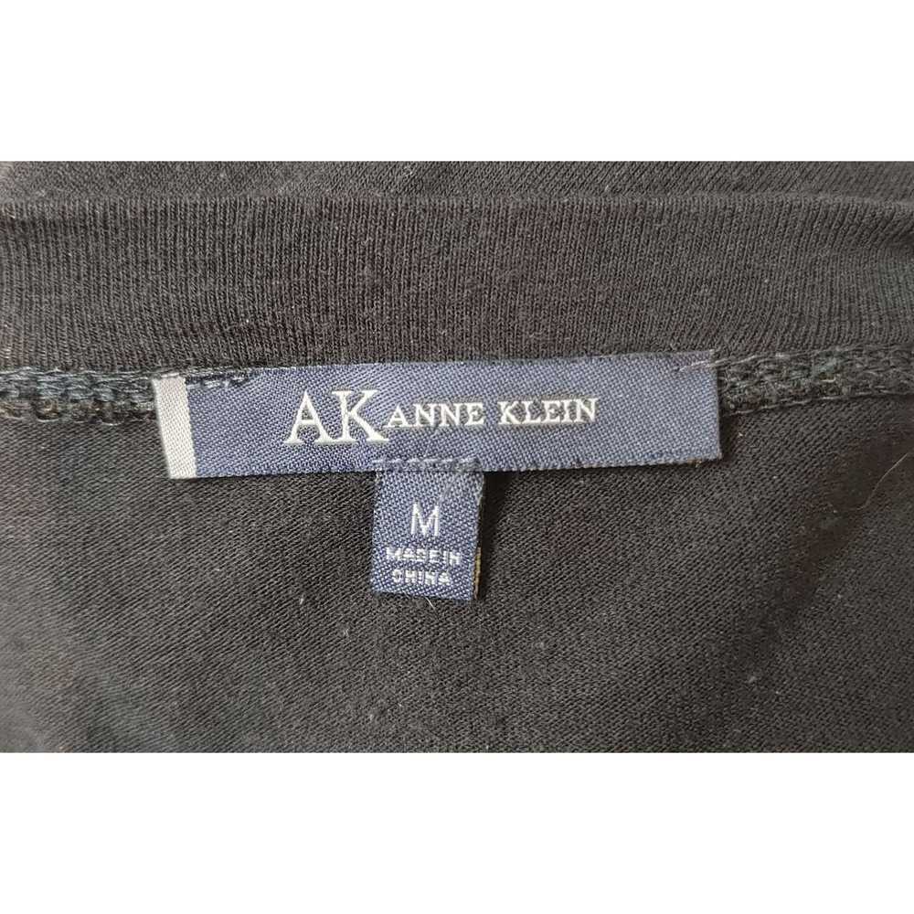 Anne Klein AK ANNE KLEIN Womens M Black Textured … - image 3