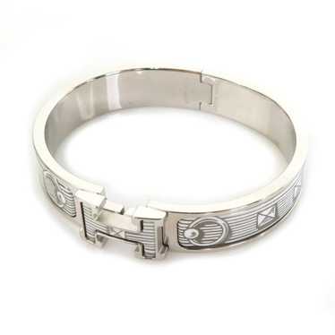 Hermes HERMES bangle bracelet click crack metal/e… - image 1