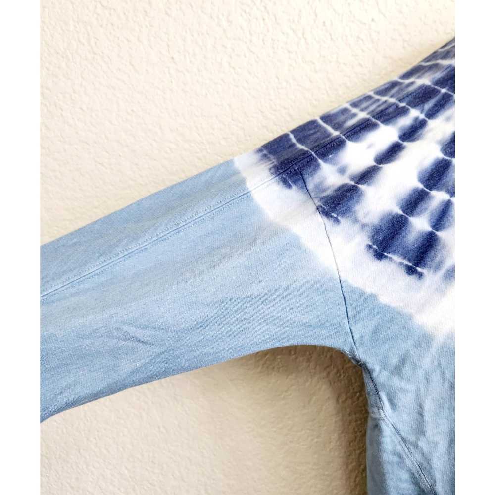 Sonoma Sonoma Blue White Tie Dye Drop Shoulder To… - image 2