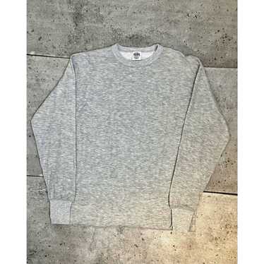 Vintage L/S Gray Thermal Tee (XL) - 1990s - image 1