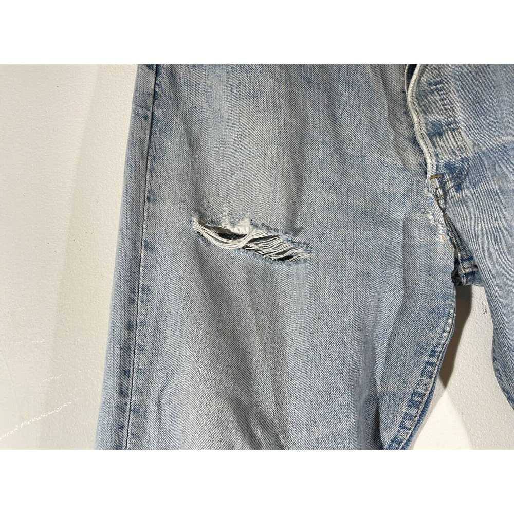 Levi's 90's Grunge 501 Ripped Denim Repairs Distr… - image 4