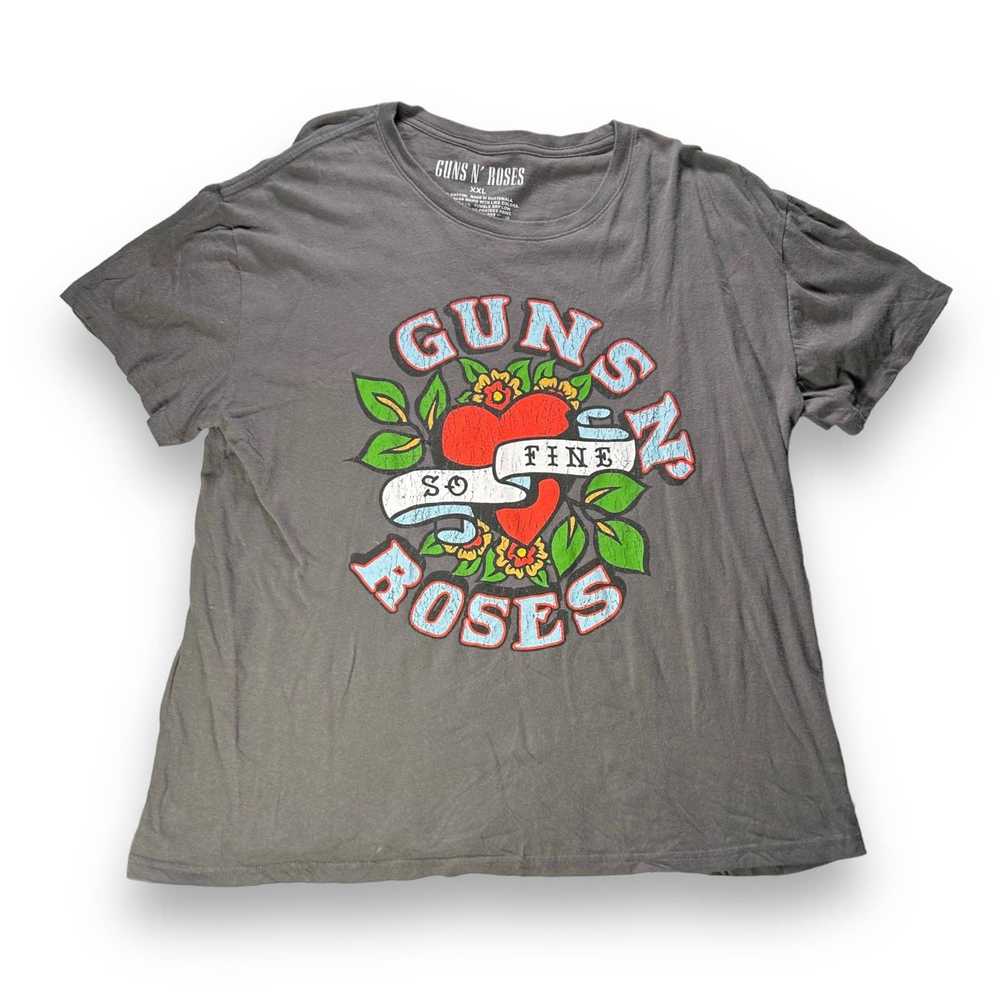 Guns N Roses Guns N Roses Cracked Graphic Band Ts… - image 2