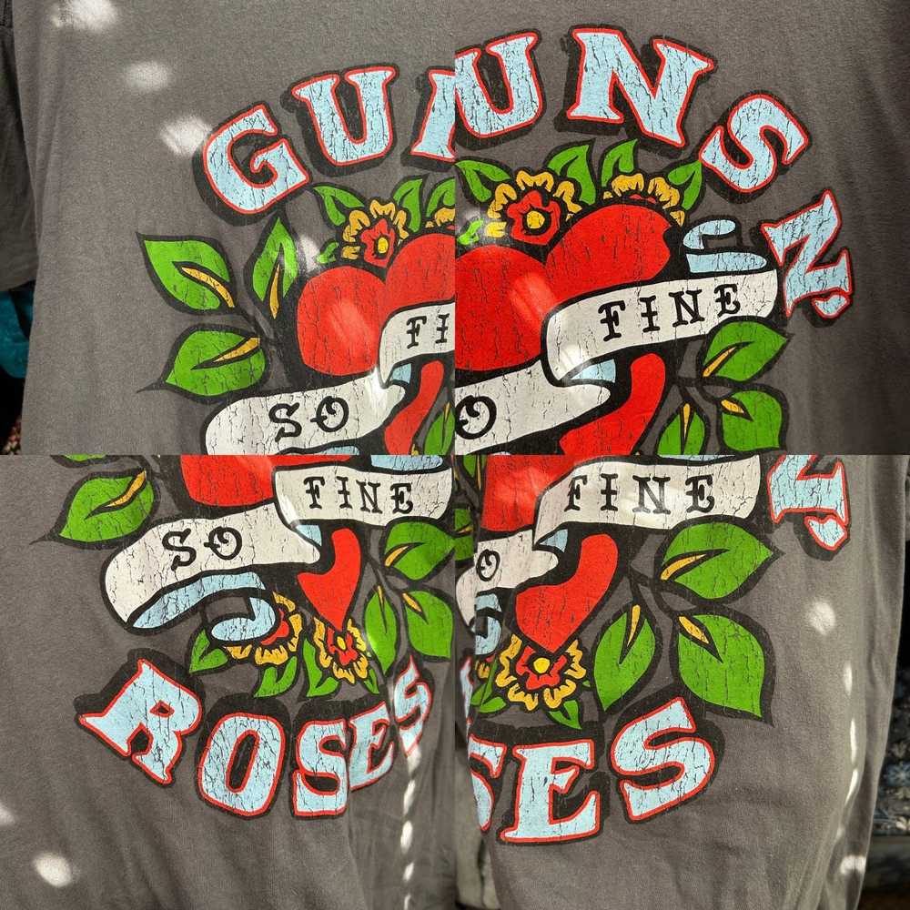 Guns N Roses Guns N Roses Cracked Graphic Band Ts… - image 6