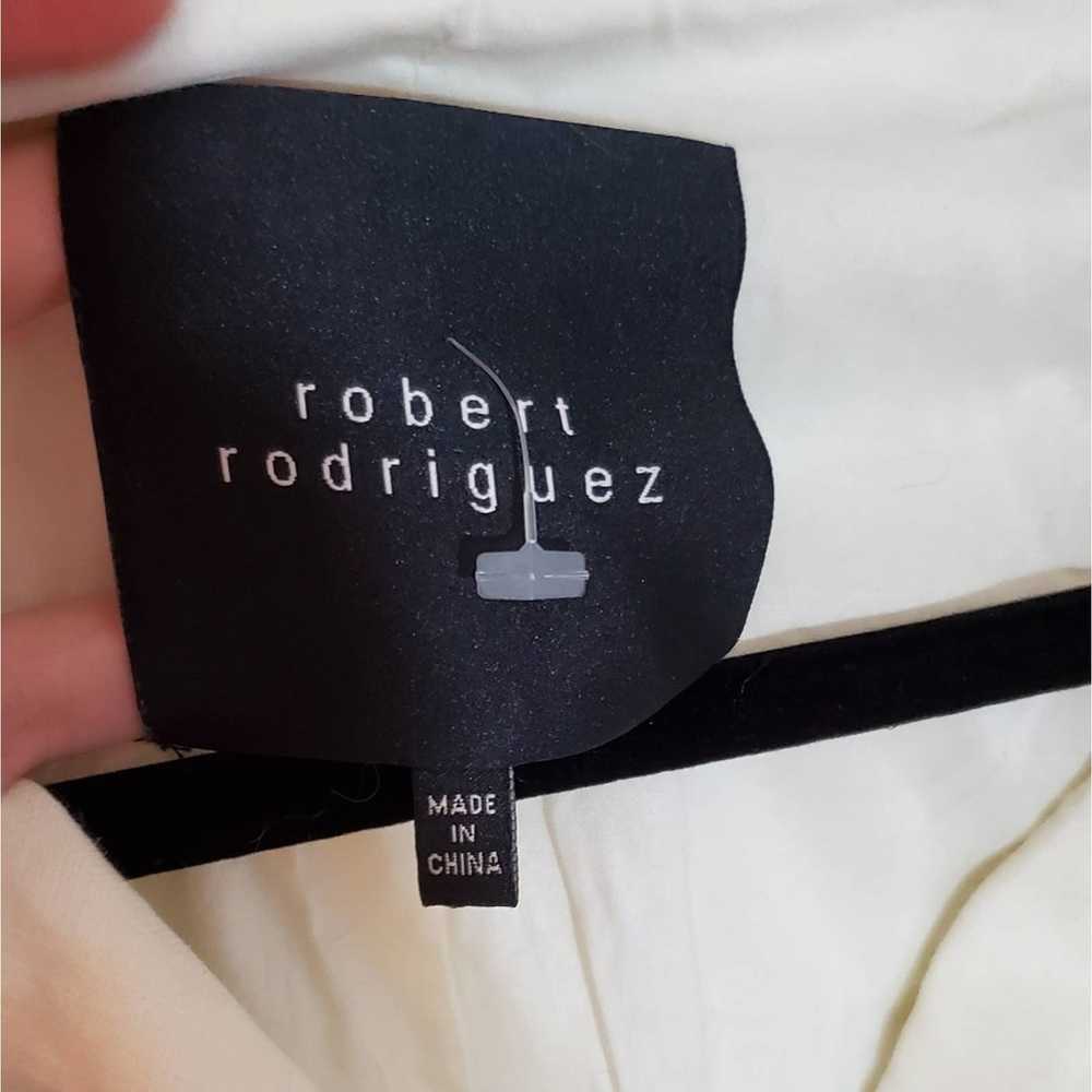 Robert Rodriguez Robert Rodriguez Cropped Ivory C… - image 9