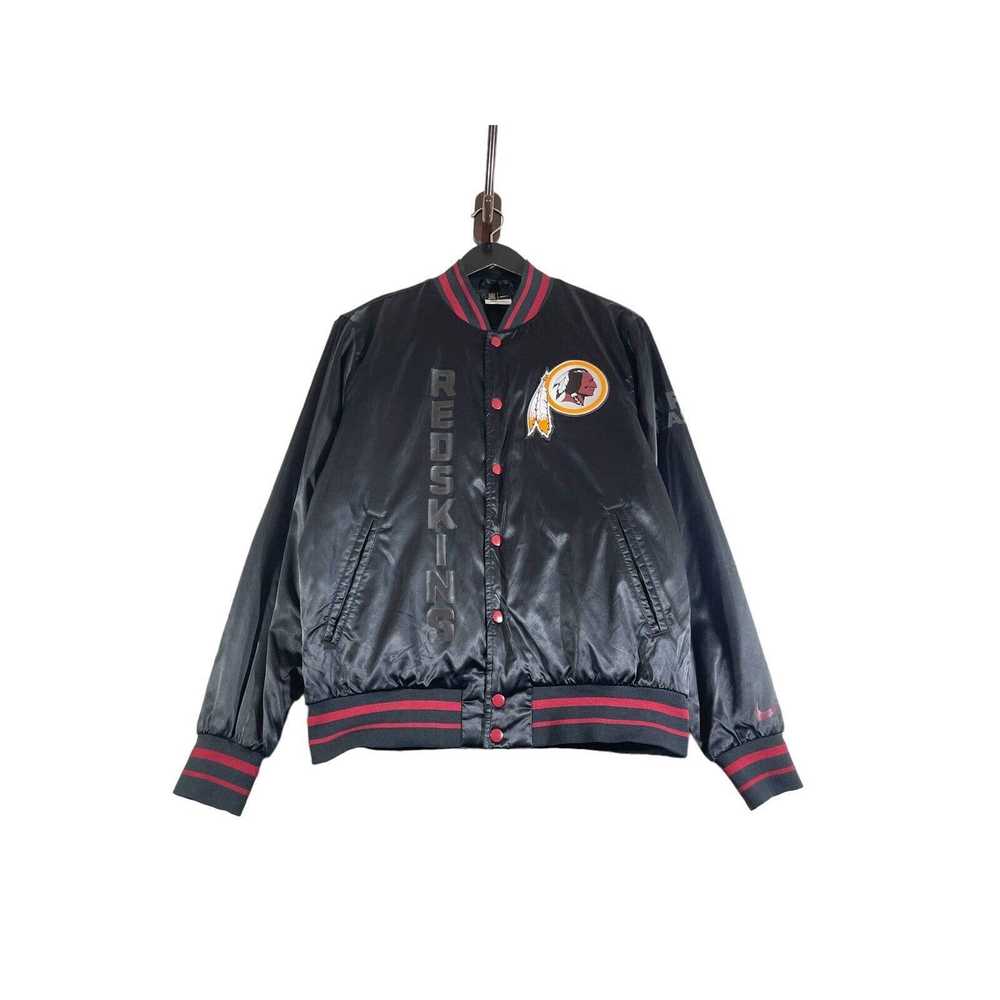 Nike Washington Redskins Padded Satin Bomber Vars… - image 1