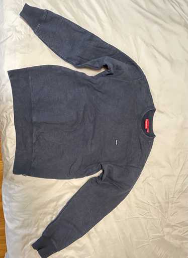 Supreme Supreme Small Box Crewneck (FW19) Navy