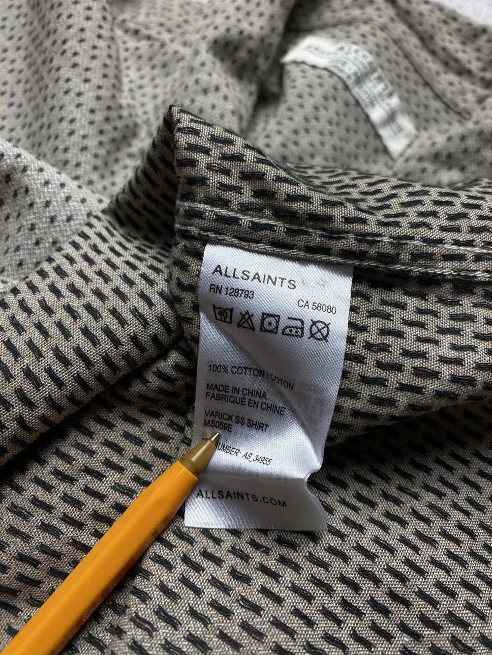 Allsaints × Luxury AllSaints polka dot button up … - image 6