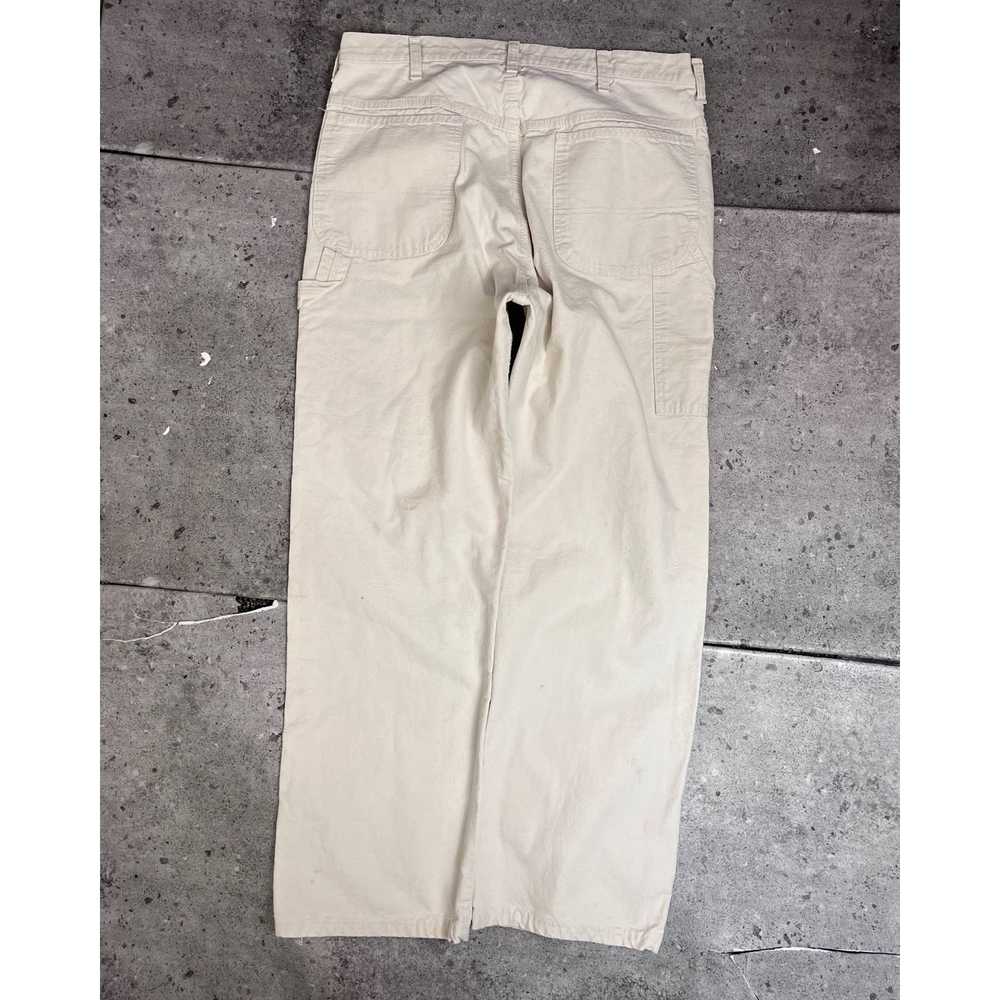 Vintage White Carpenter Pants (34x28) - 1970s - image 2