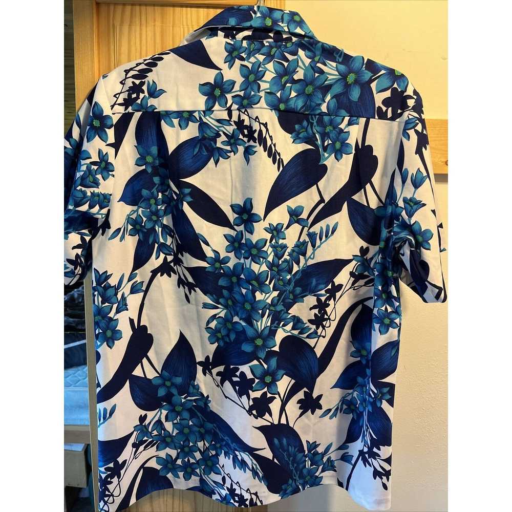 Other Hawaii Nei Honolulu VTG Mens M Blue Polyest… - image 10
