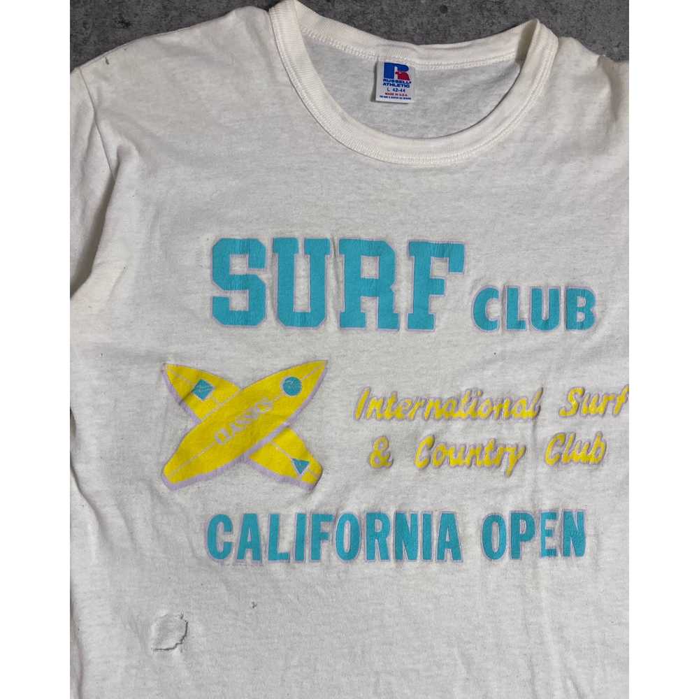 Russell Athletic “Surf Club” Tee (M) - 1990s - image 2