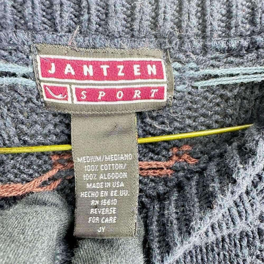 Jantzen Vintage Jantzen Knit Sweater Pullover Nav… - image 5