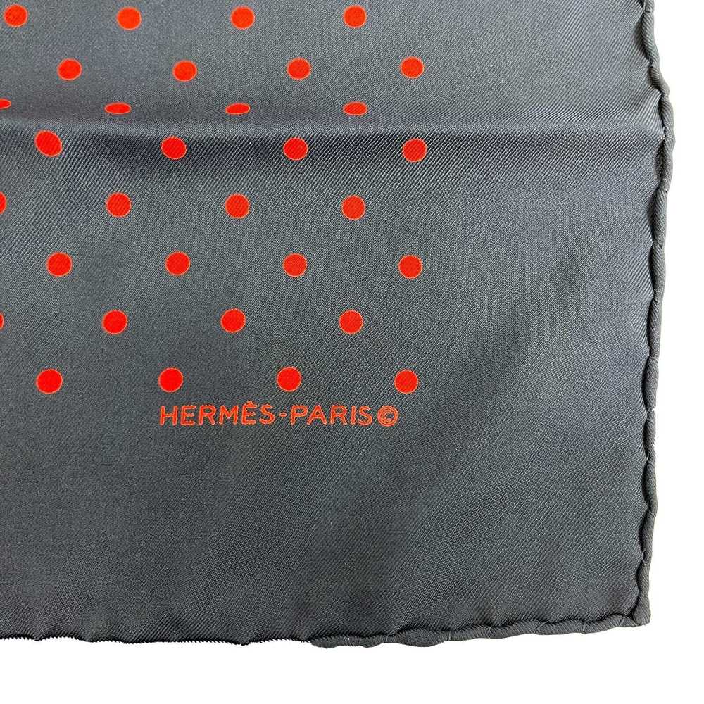 Hermes HERMES - Excellent - Paris Red Polka Dot N… - image 2