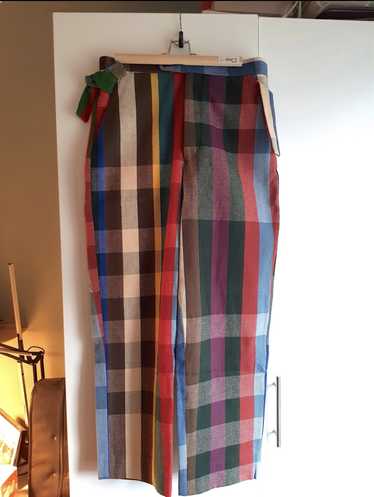 Bode Bode Patchwork Workshop Plaid Trousers