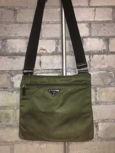Prada Prada Olive Green Nylon Crossbody Bag