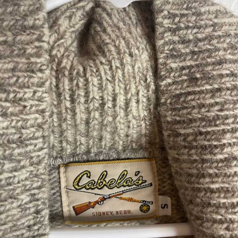 Vintage Cabelas Women's Size Small Wool Knit Brow… - image 6