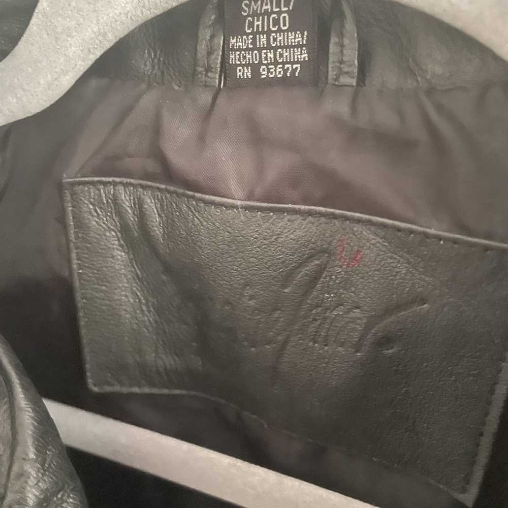 vintage real leather jacket - image 6