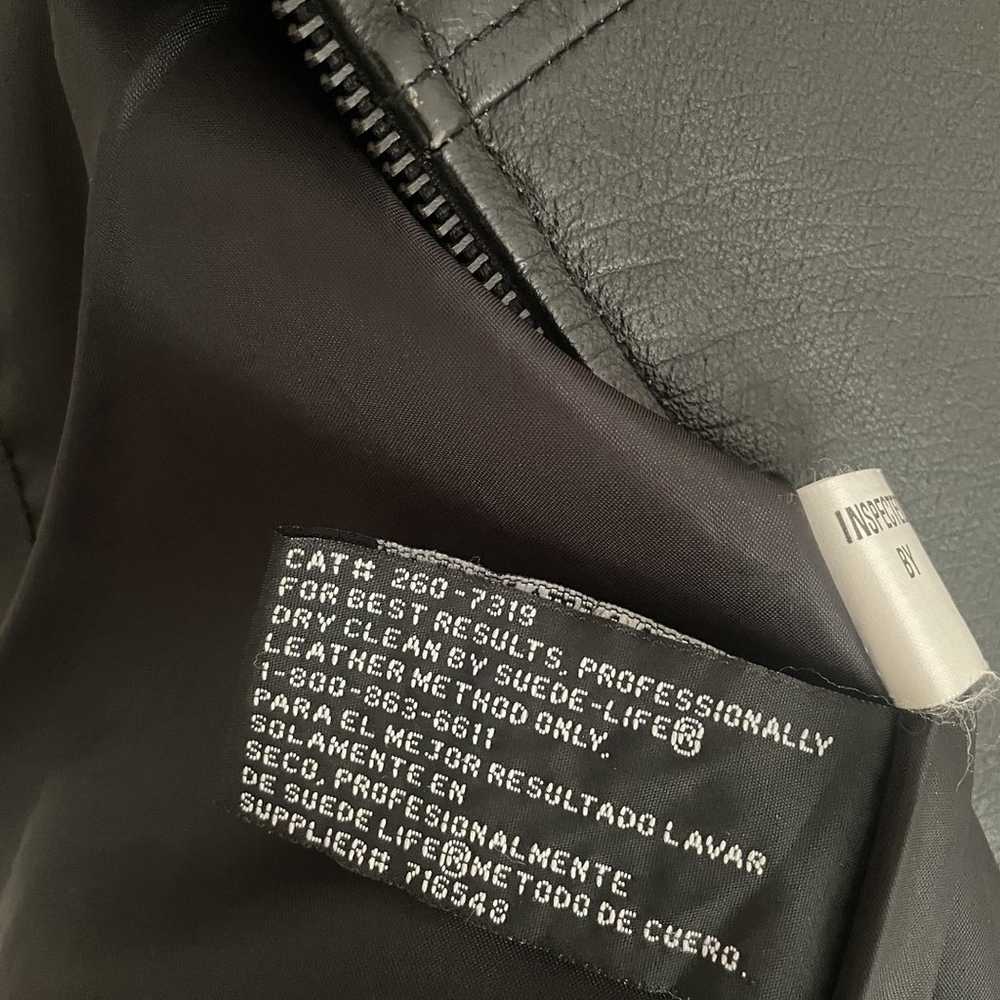 vintage real leather jacket - image 7