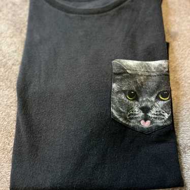 Cat cheap pocket shirt