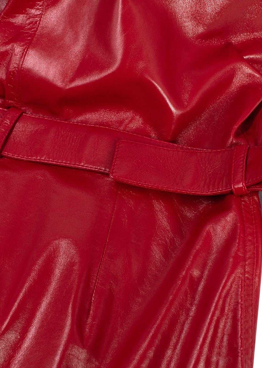 Managed by hewi Dior Red Leather Playsuit - image 6