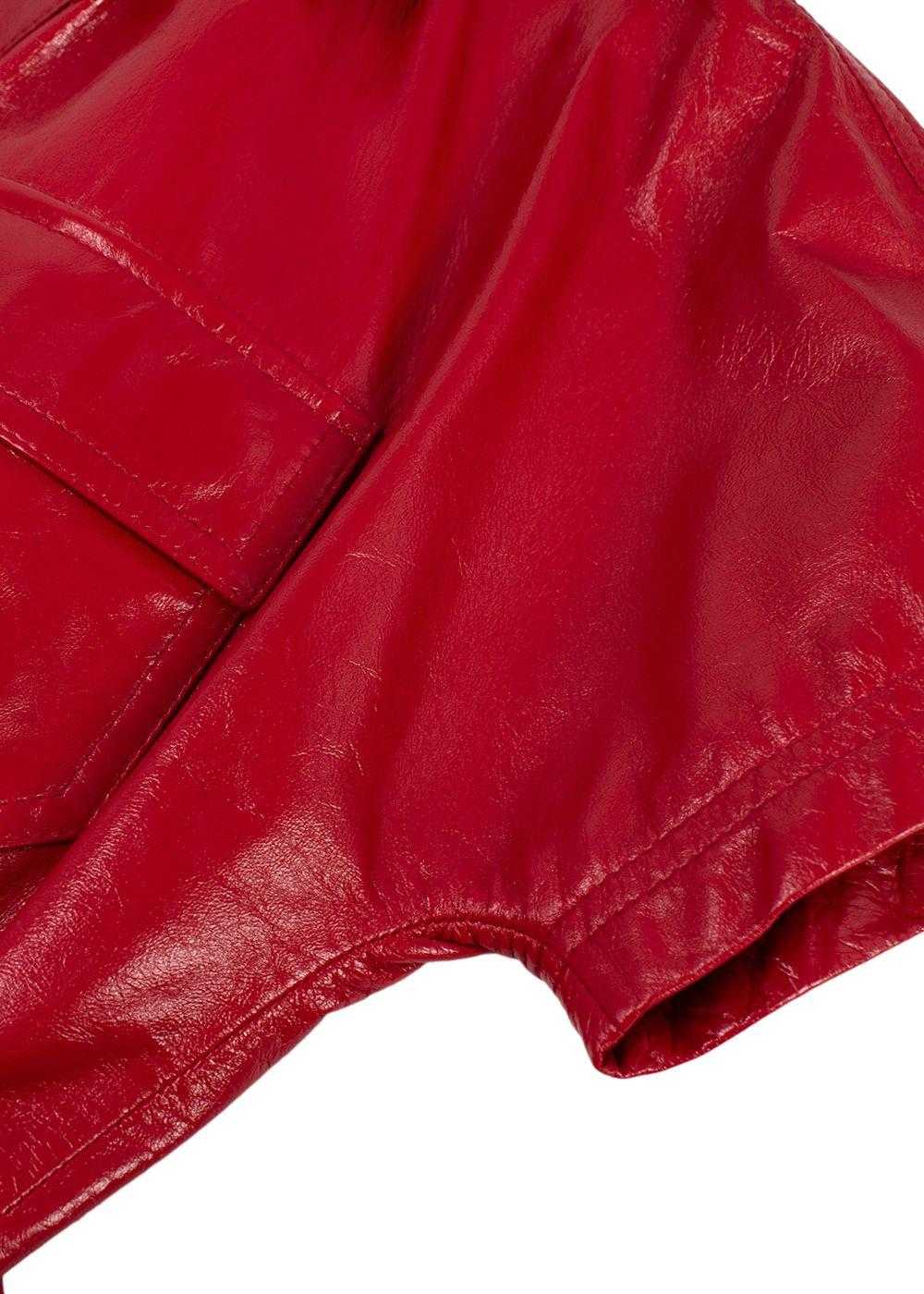 Managed by hewi Dior Red Leather Playsuit - image 7