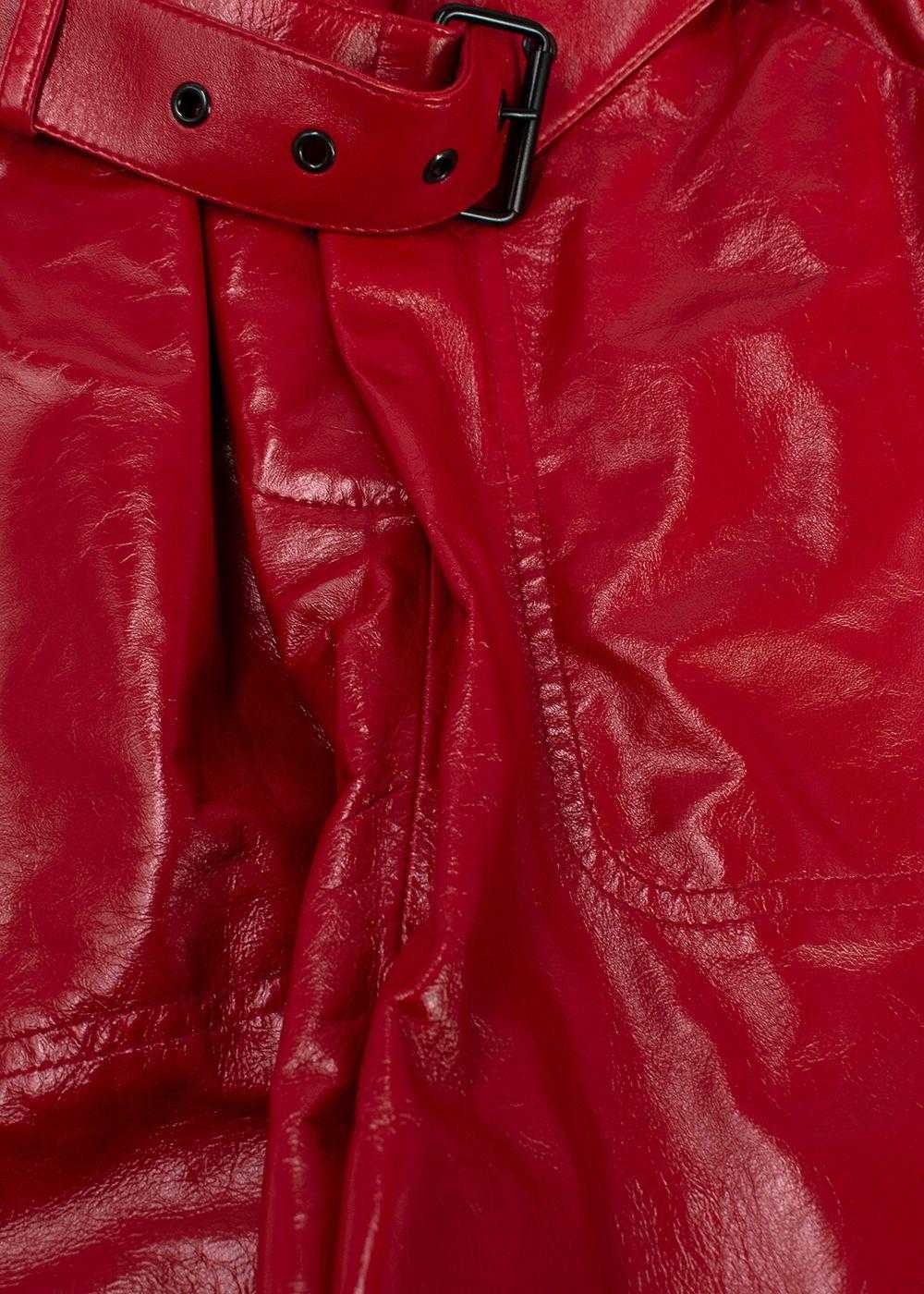 Managed by hewi Dior Red Leather Playsuit - image 9