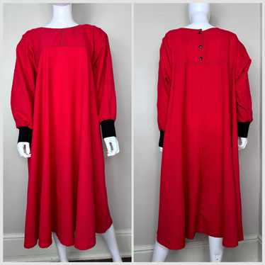 1980s Red Tent Dress, Chapter Two Size 2X-4X