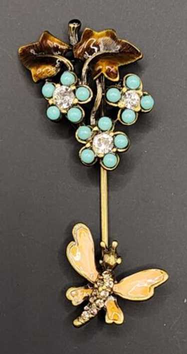 Jay strongwater floral pin - Gem