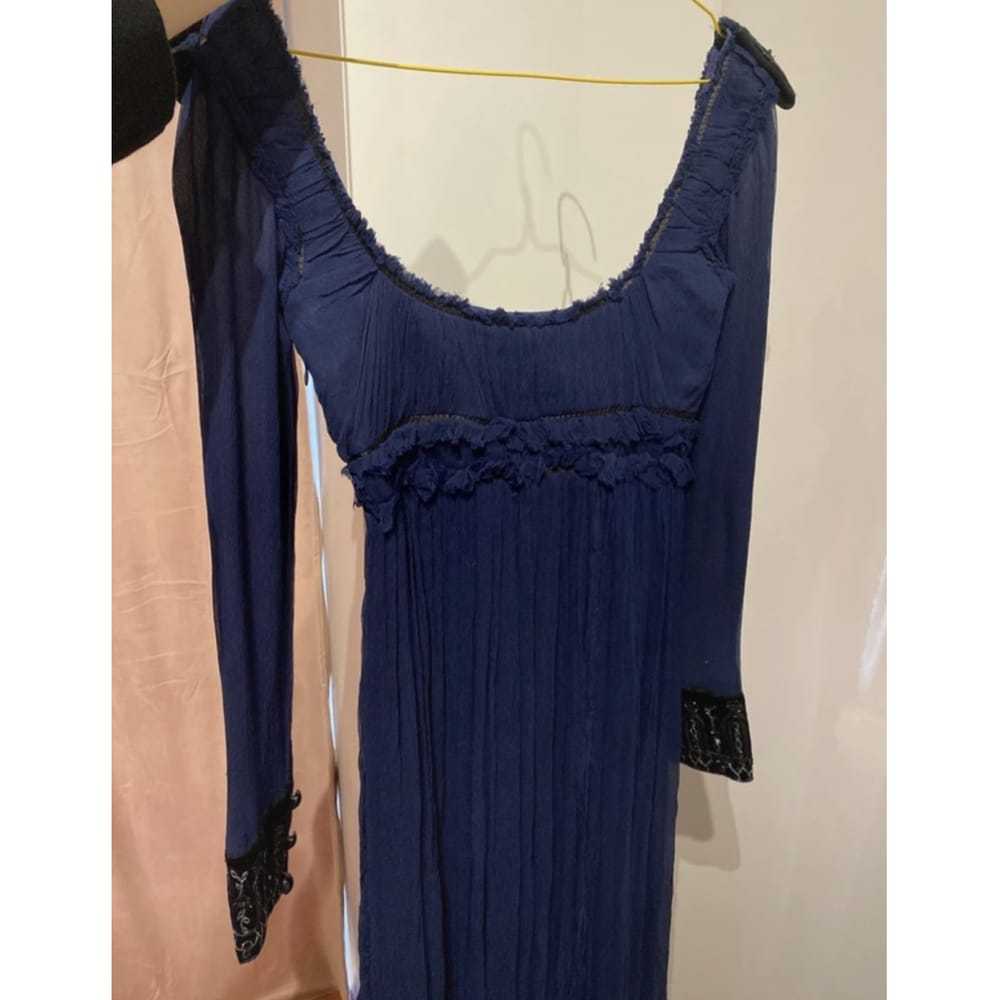 Blumarine Silk maxi dress - image 5