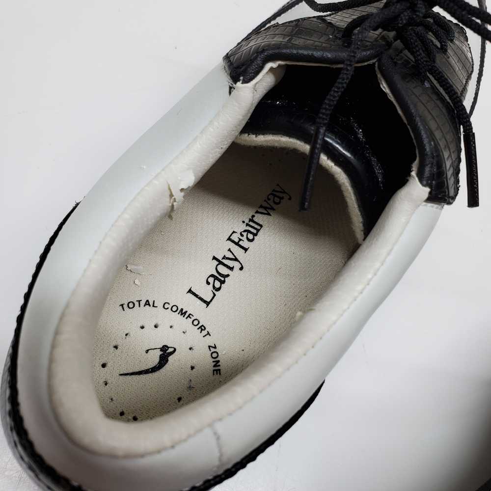 Lady Fairway Golf Shoes Black & White Women's Siz… - image 4