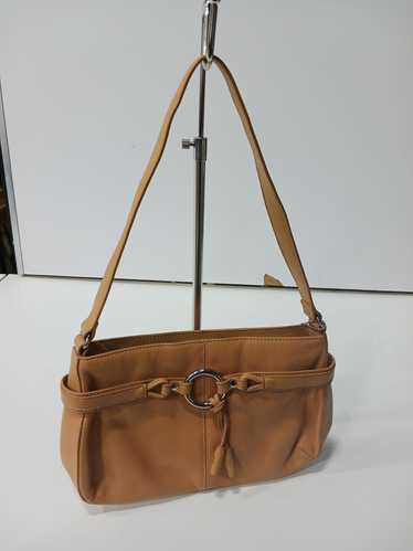 The Sak handbag brown leather Glossy finish zip detail purse Shoulder Bag |  eBay