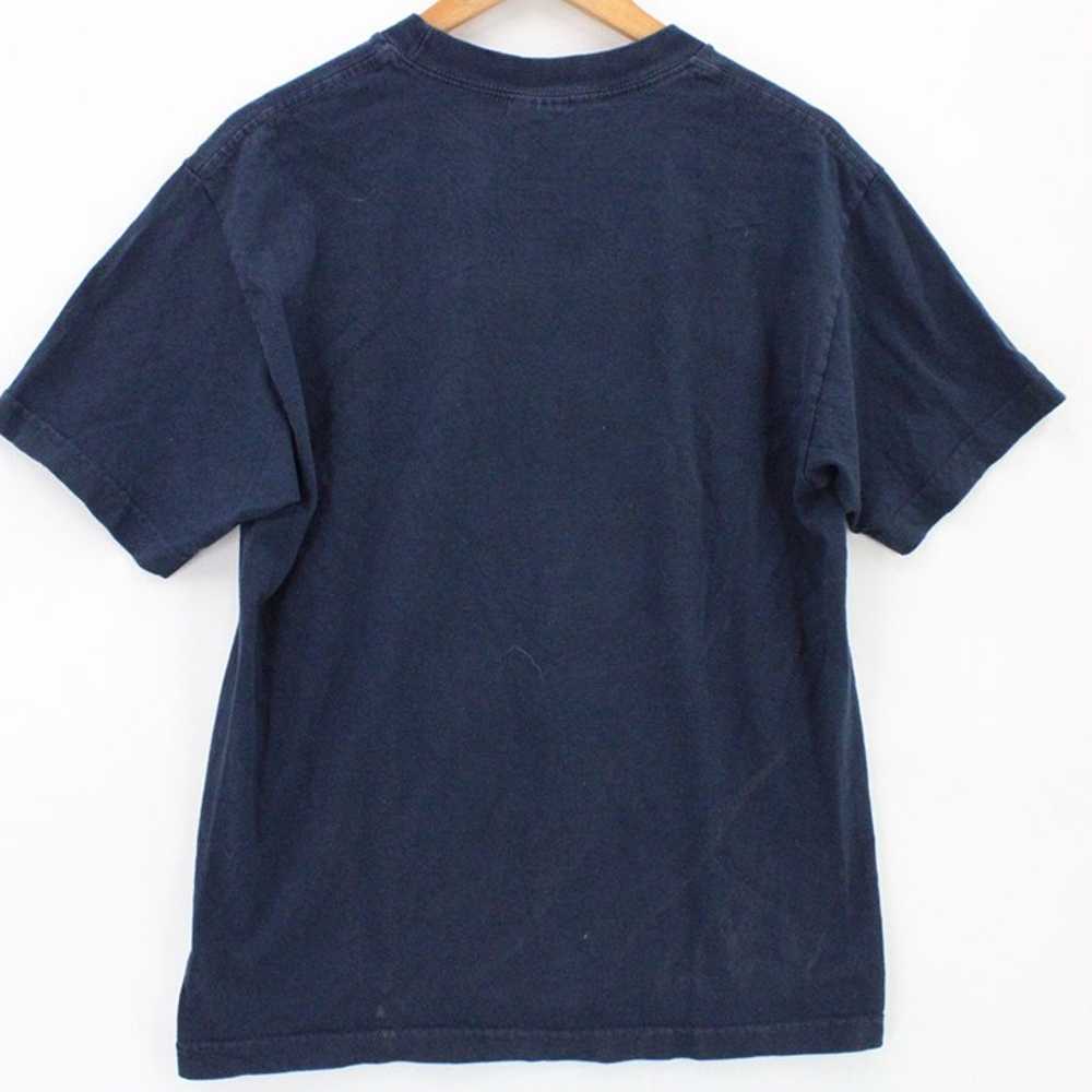 Vintage TCX Apparel Shirt Mens Navy Blue Auburn F… - image 6