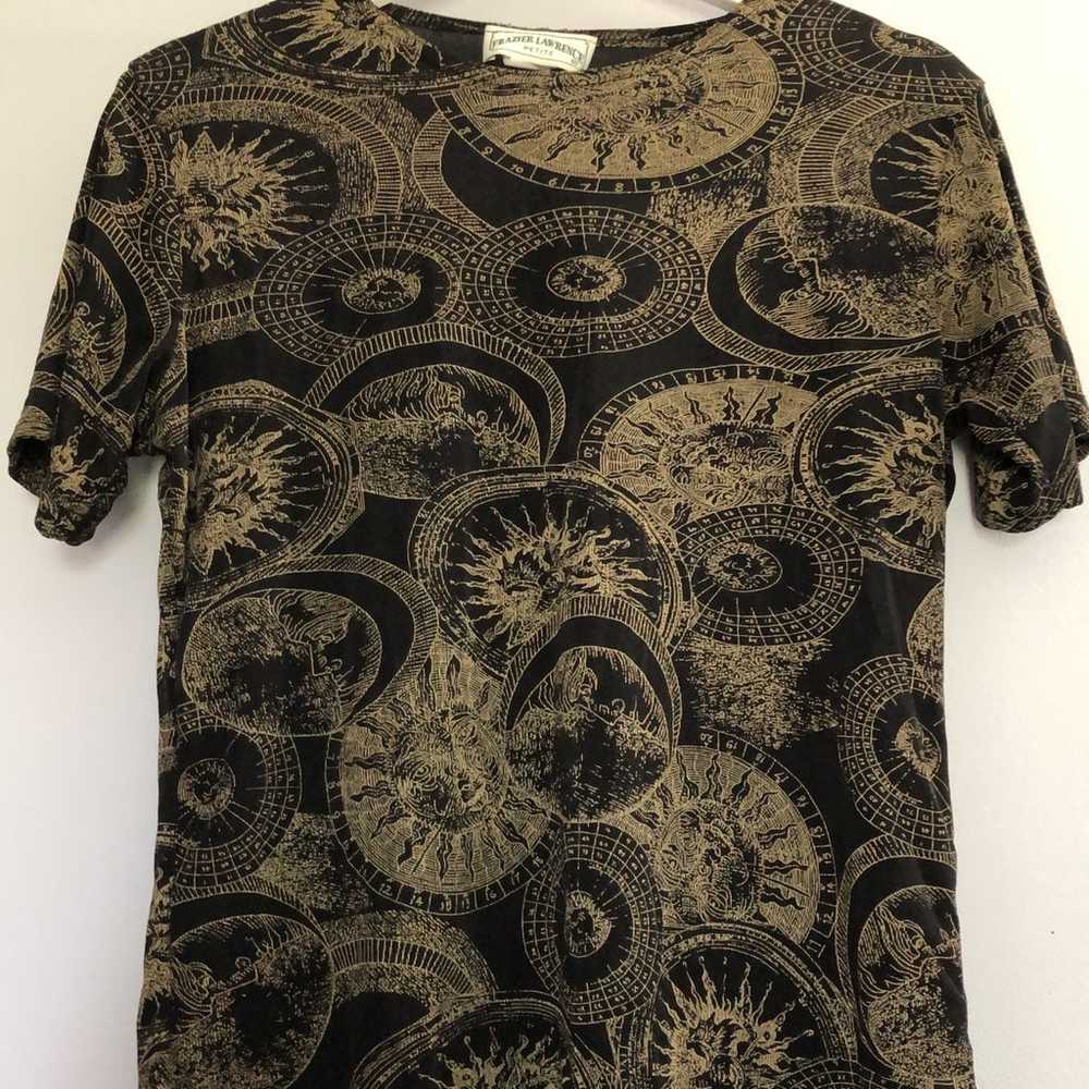 Vintage patterned top - image 2