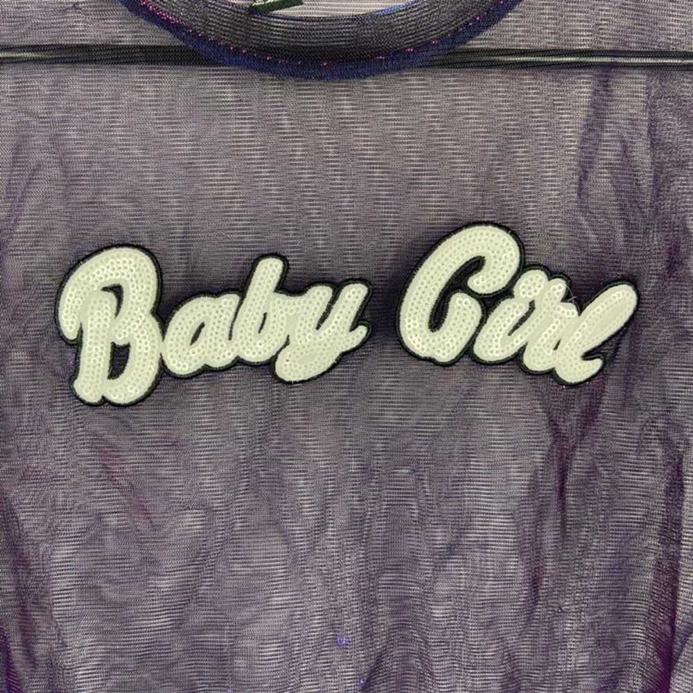 Forever 21 Holographic Baby Girl Top - image 2