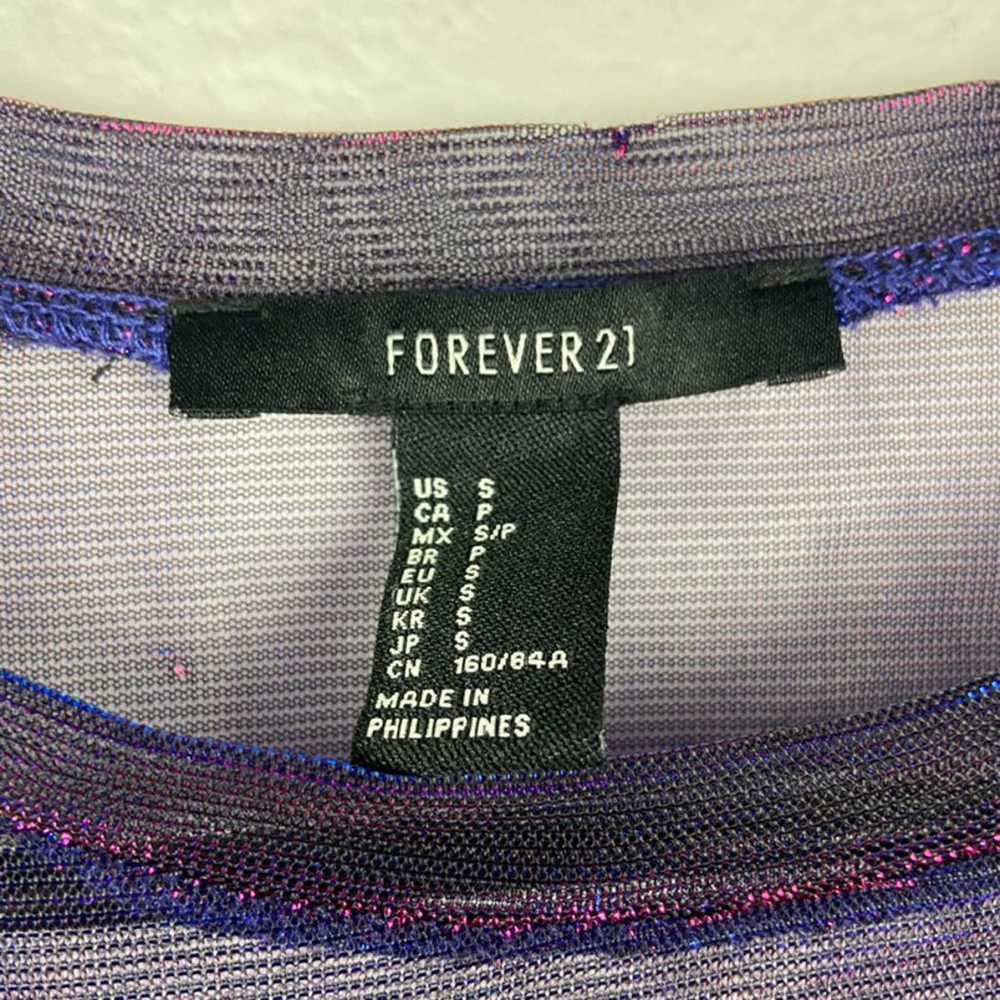Forever 21 Holographic Baby Girl Top - image 3