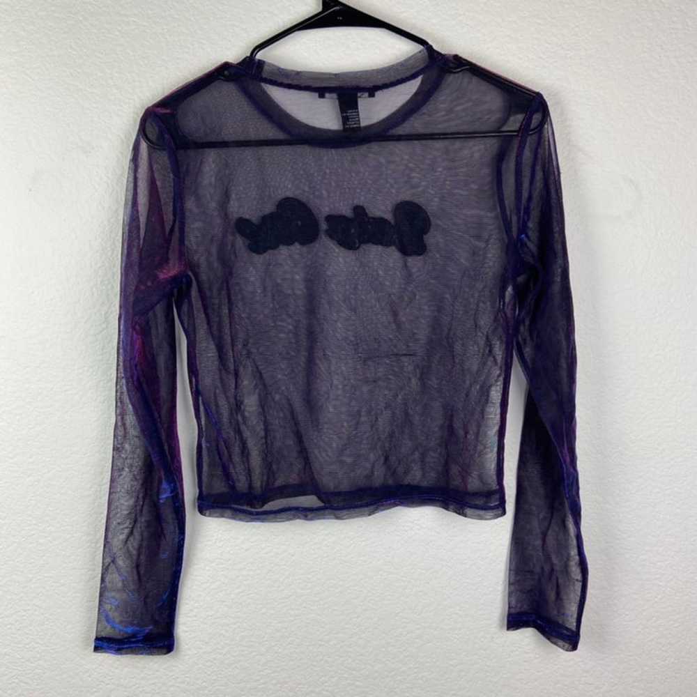 Forever 21 Holographic Baby Girl Top - image 6
