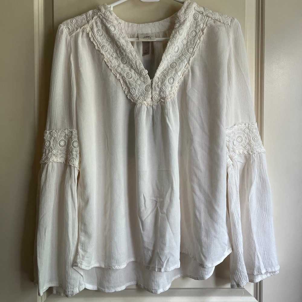 Vintage Knox Rose Flare Bell Arm Shirt - image 1