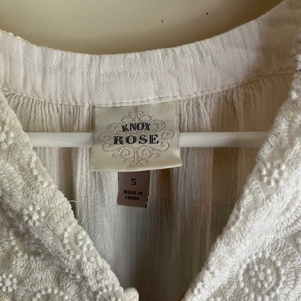 Vintage Knox Rose Flare Bell Arm Shirt - image 3