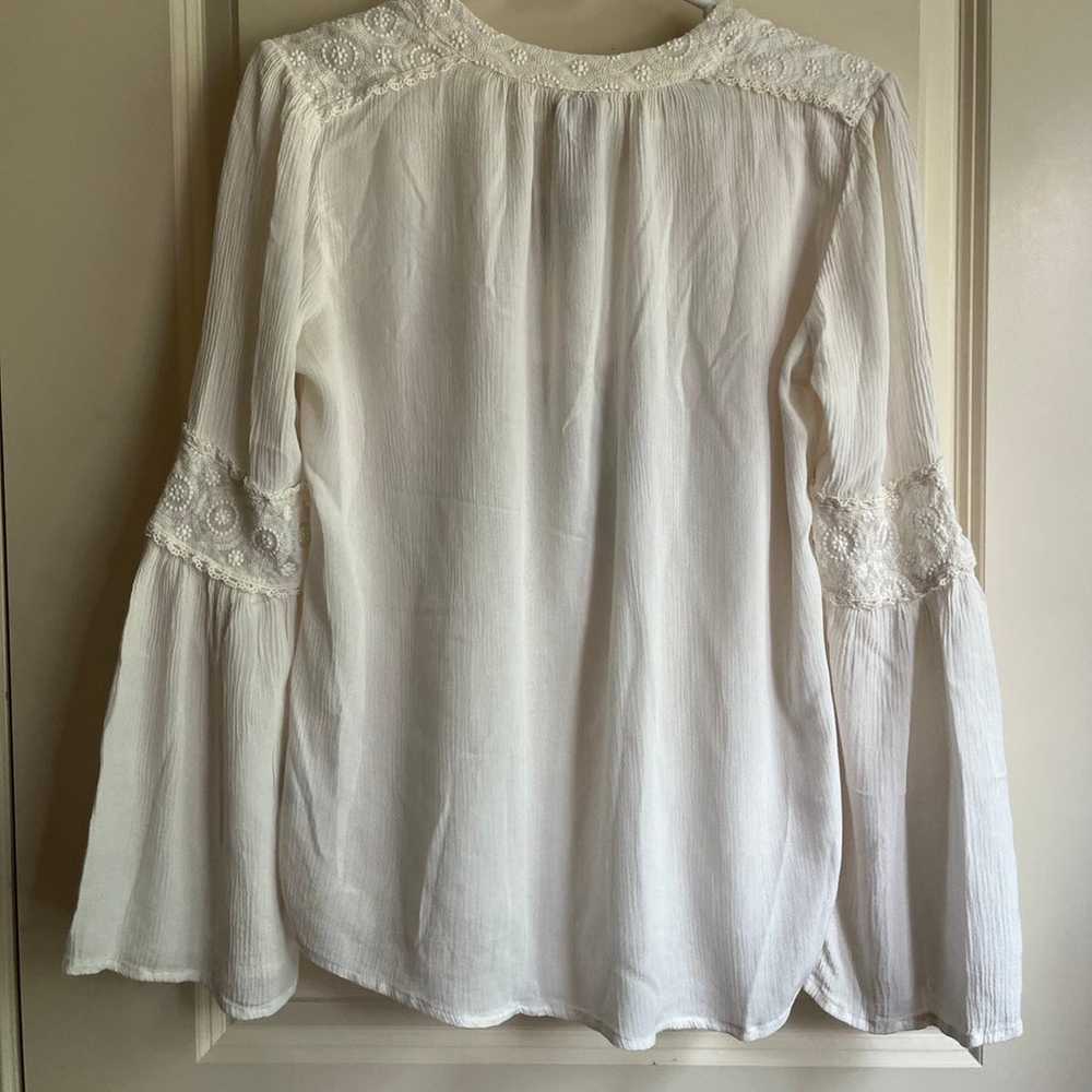 Vintage Knox Rose Flare Bell Arm Shirt - image 5