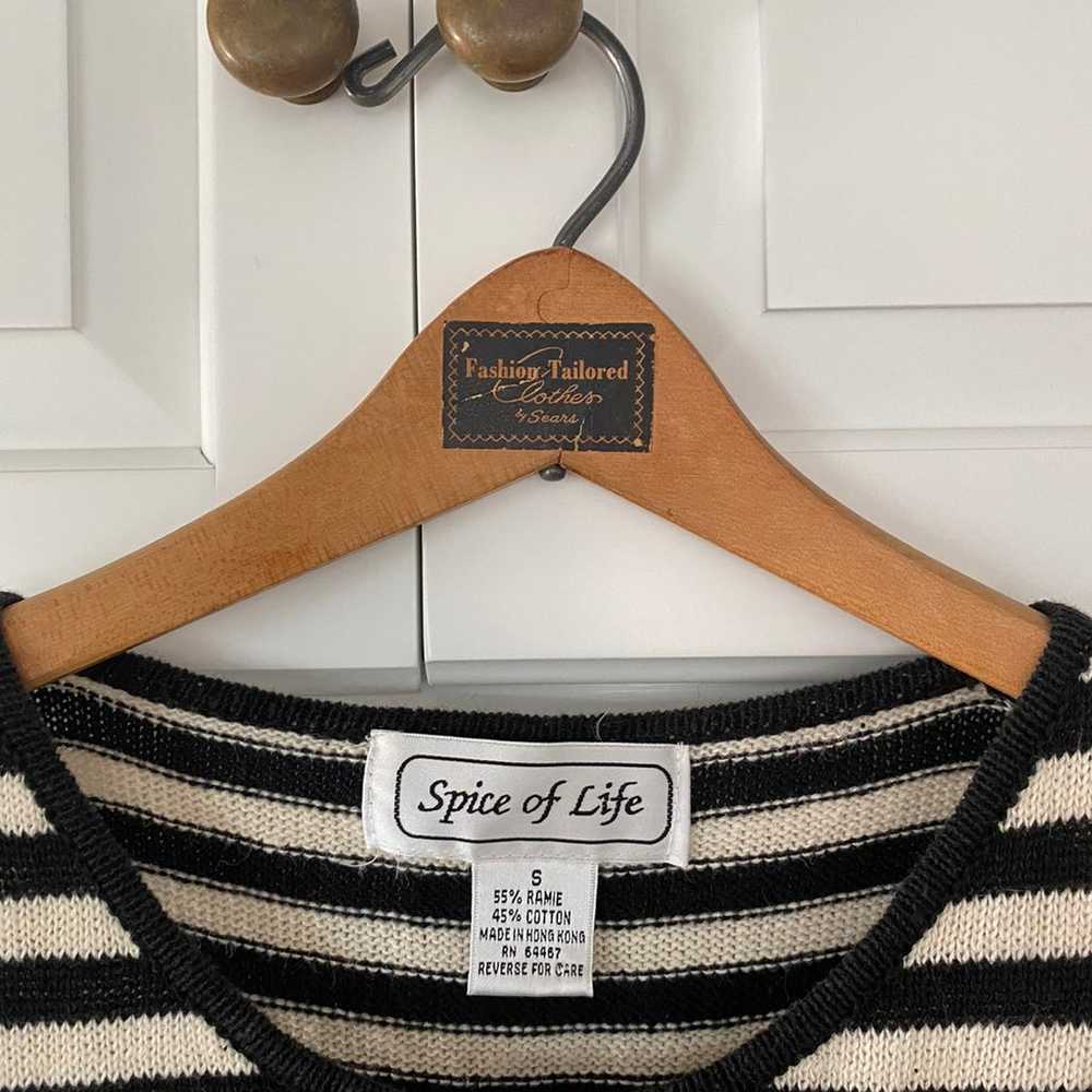 Vintage Knit Sweater Vest - image 2