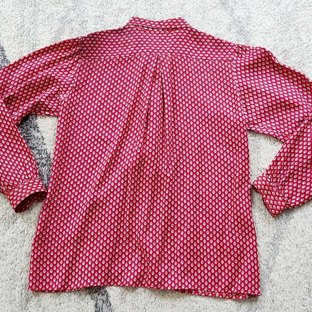 Vintage 1970s Womens Long Sleeve Button - image 5