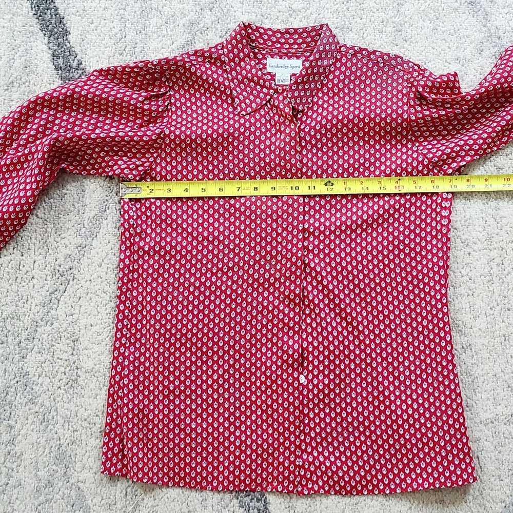 Vintage 1970s Womens Long Sleeve Button - image 8
