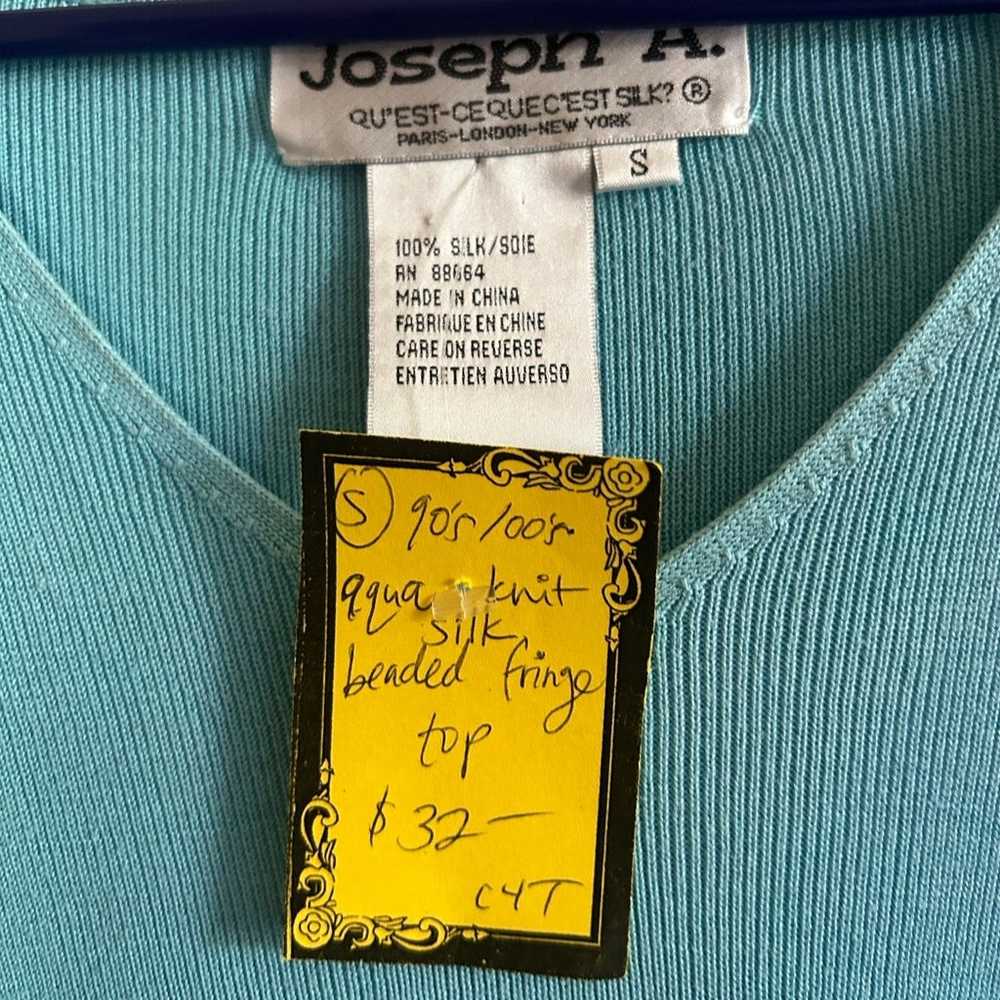 VINTAGE Joseph A silk shirt - image 2