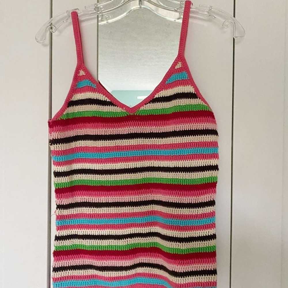 Vintage Tommy Hilfiger Crochet Tank - image 2